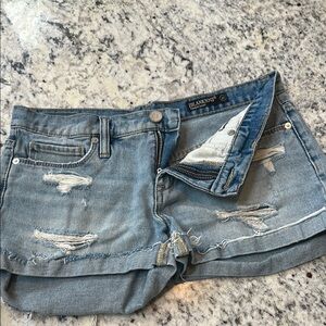 Blank NYC Distressed Denim Shorts
